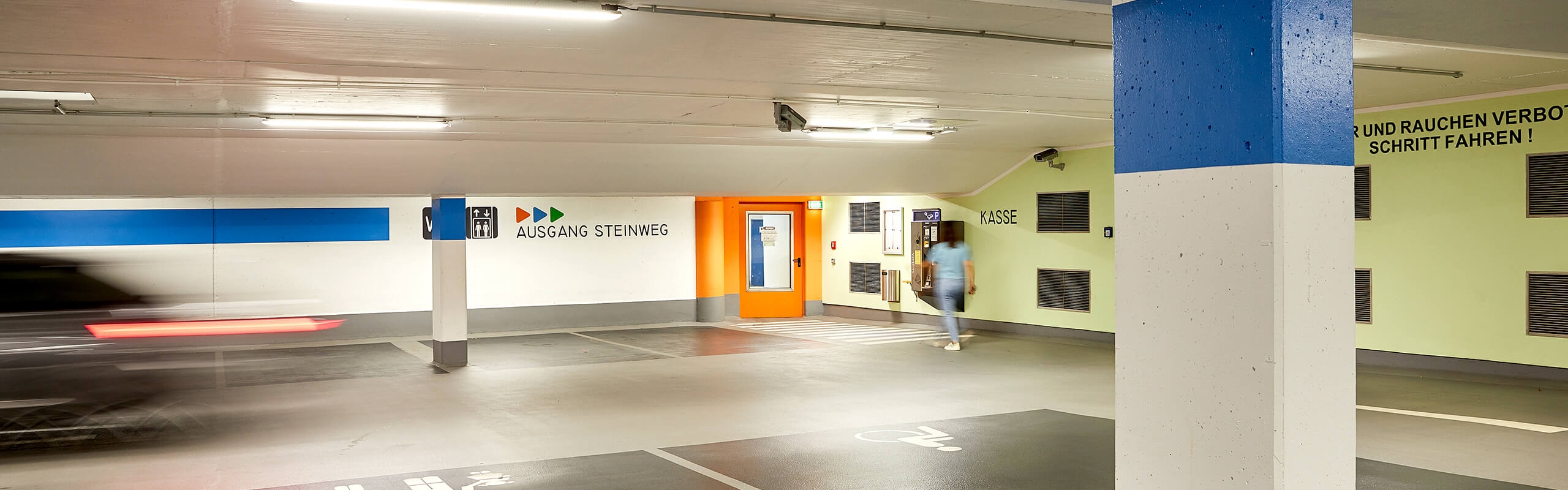 Trillux Parkhaus Neheim Tiefgarage