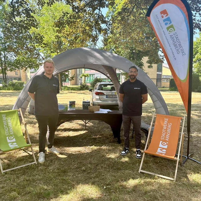 Heute sind wir beim Markt der guten Güter beim Sch ...