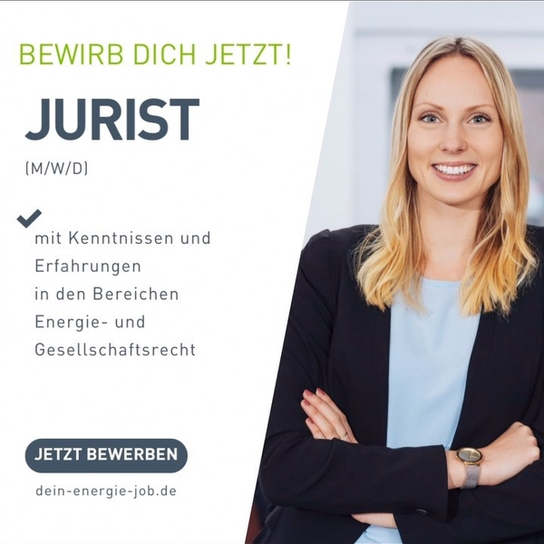 Wir suchen Verstärkung! ?
Bist du Jurist (m/w/d) m ...