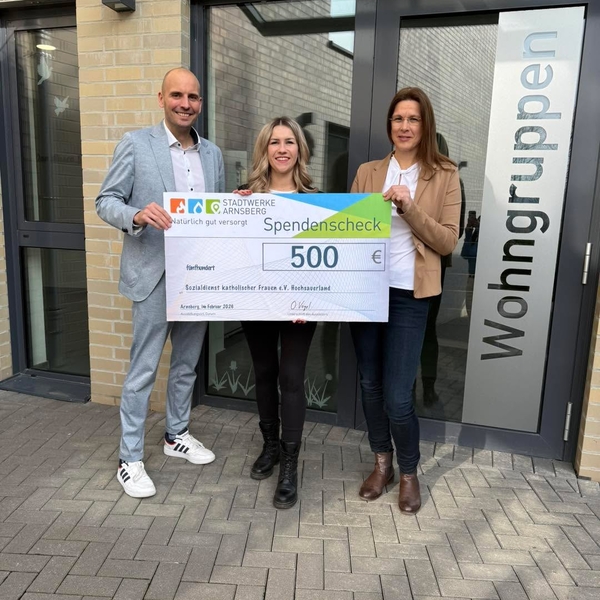 Manche Unterstützung sieht man nicht sofort. Aber  ...