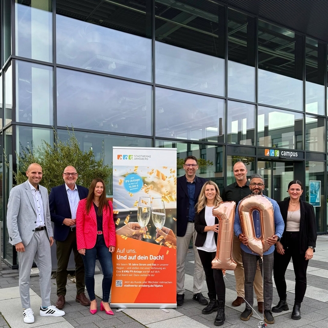 Hinter 10 Jahren Strom 