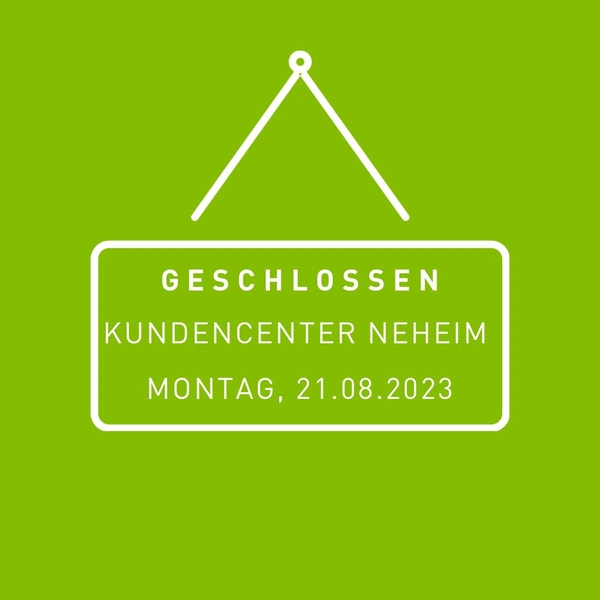 Liebe Kund:innen,
unser Kundencenter auf der Apo ...