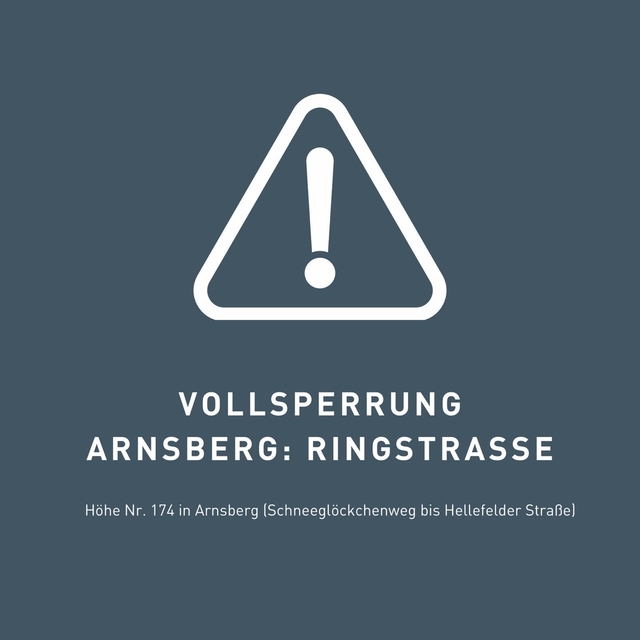 ❗️11.12.24 UPDATE - die Ringstraße wird ab heute Morgen, 9:00 Uhr, wieder durchgängig befahrbar sein.❗️
