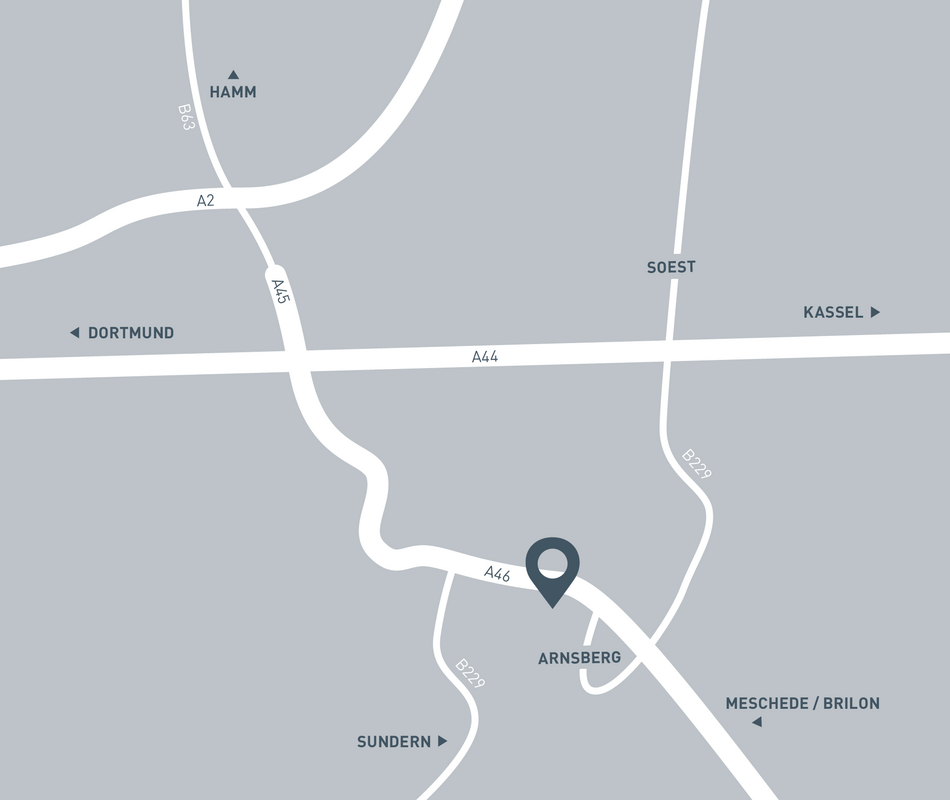 Anfahrt Stadtwerke Arnsberg