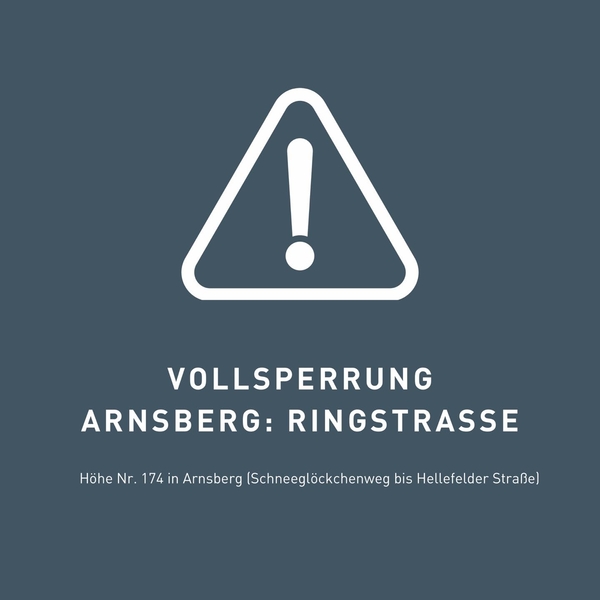 ❗️11.12.24 UPDATE - die Ringstraße wird ab heute Morgen, 9:00 Uhr, wieder durchgängig befahrbar sein.❗️
