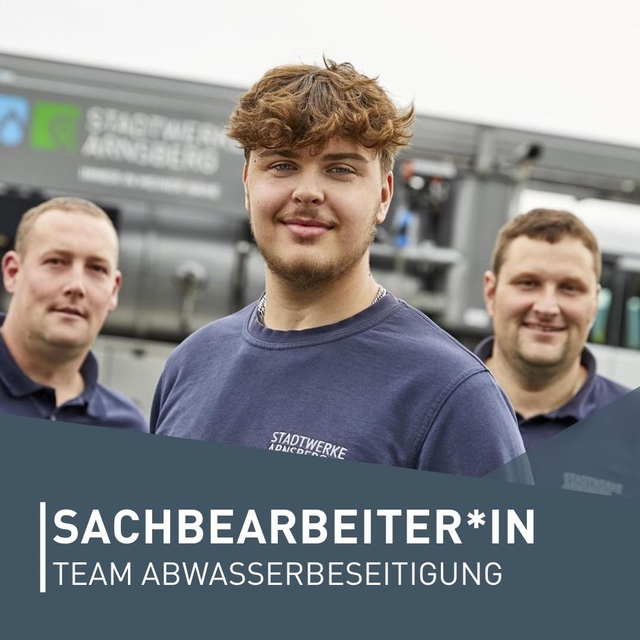 Werde Teil unseres Teams! ?
Wir - die Stadtentwäs ...
