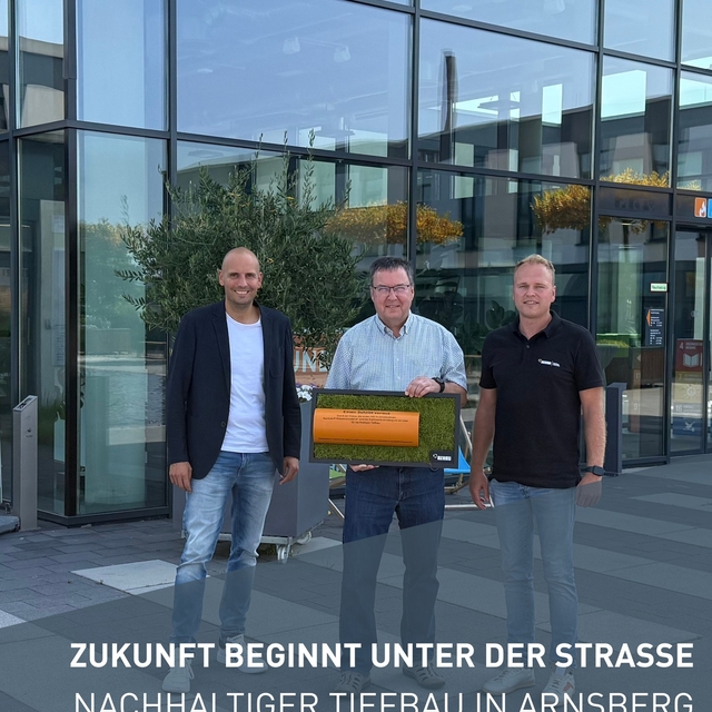 Nachhaltigkeit unter der Straße ?
Im „Hohlweg“ in ...