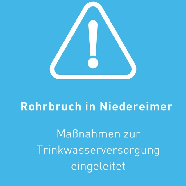 Rohrbruch in Niedereimer – Wir sind für euch da! ? ...