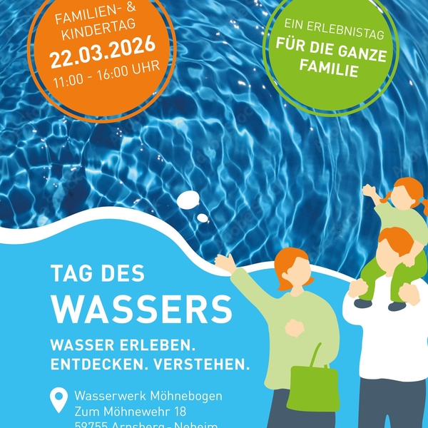 Wasser erleben. Staunen. Mitmachen. ?
Am Tag des W ...
